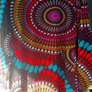 Ipanema Multi colored 100 percent cotton dress.  Size Large